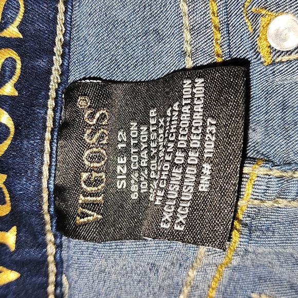 Great condition Vigoss girls jeans size 12 - Picture 3 of 14